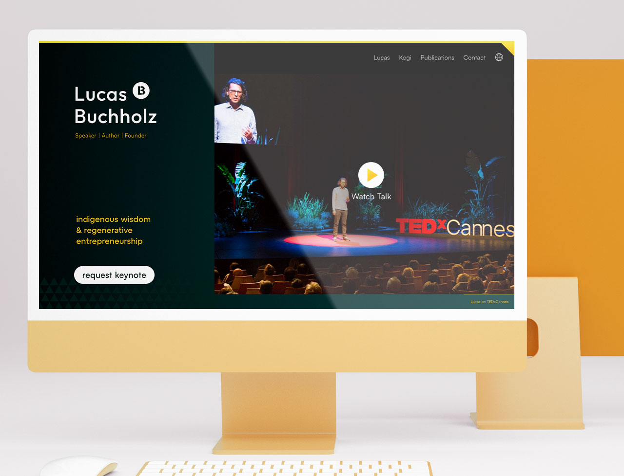Speaker Lucas Buchholz Website