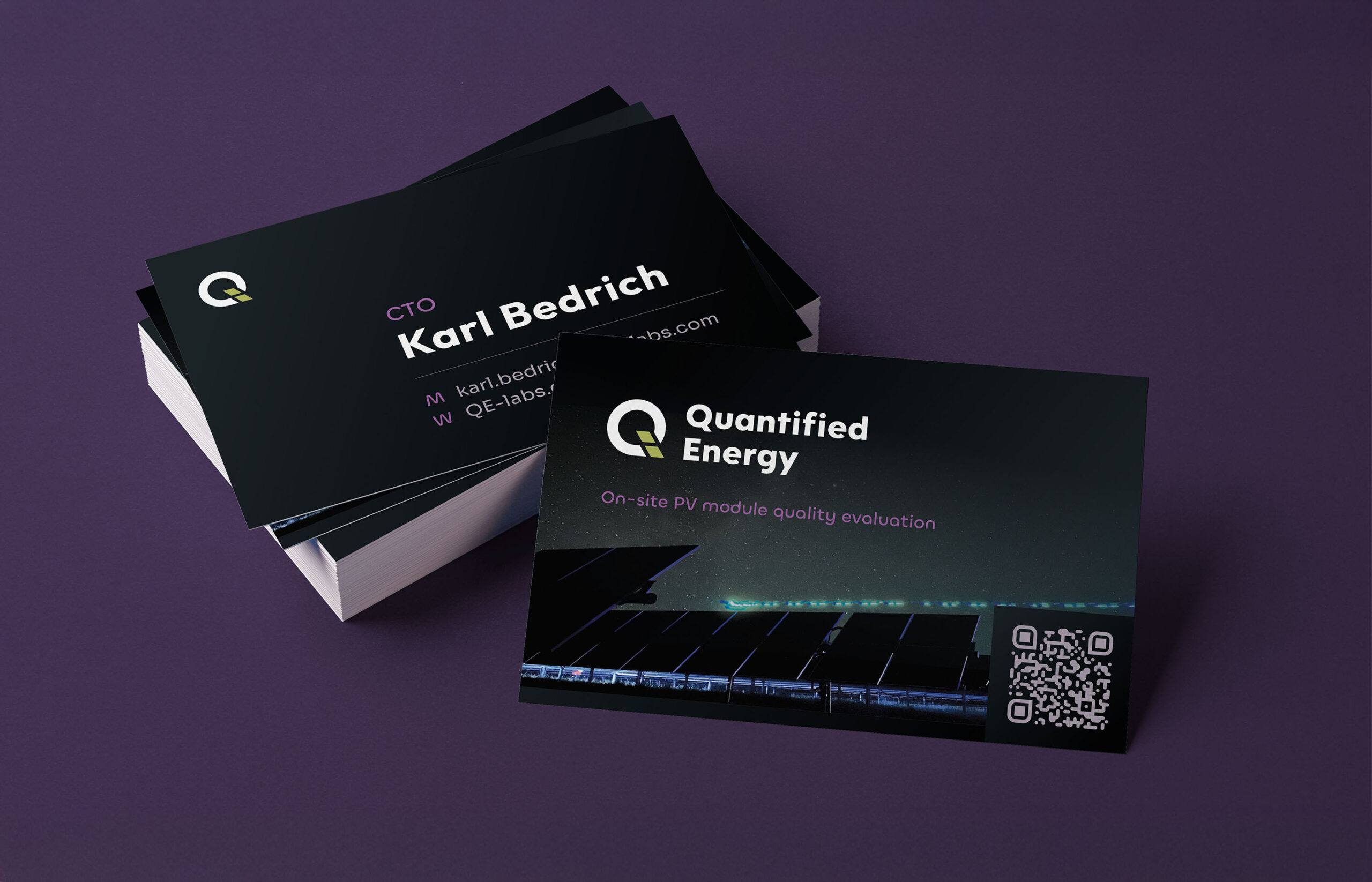 Quantified Energy Visitenkarten